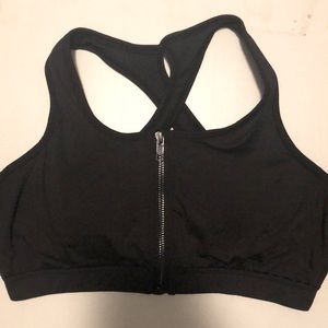 KIAVAclothing Medium/High Impact zipper bra